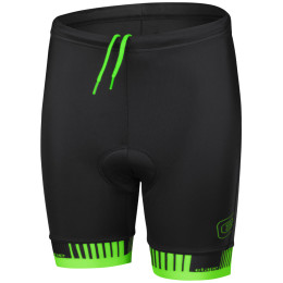 Pantalones cortos de ciclismo para niños Etape Junior 2.0 negro/verde černá/zelená