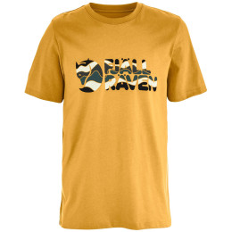 Camiseta de hombre Fjällräven Multicolor Logo T-shirt M amarillo Ochre