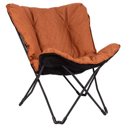 Silla Bo-Camp Butterfly Himrod L marrón/naranja Clay