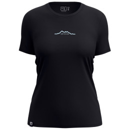 Camiseta de mujer Ortovox 150 Cool Mountain T-Shirt negro Black Raven