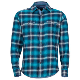 Camisa de hombre Marmot Jasper Flannel LS azul oscuro VintageNavy