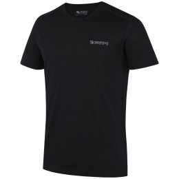 Camiseta de hombre Zulu Merino 160 Short 4C Comfy negro black