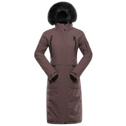 Abrigo de invierno para mujer Alpine Pro Wussa 2 marrón Brown