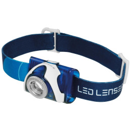 Linterna frontal Ledlenser Čelovka SEO 7R azul
