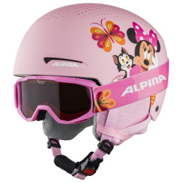 Juego de casco y gafas Alpina Zupo Disney set rosa růžová