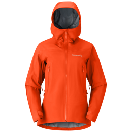 Chaqueta de mujer Norrona falketind Gore-Tex Jacket rojo Arednalin