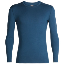 Camiseta de hombre Icebreaker Mens 260 Tech LS Crewe azul PrussianBlue