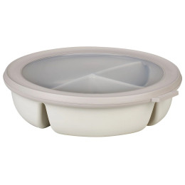 Caja de merienda Mepal Bento bowl Cirqula 250+250+500 ml blanco Nordic White