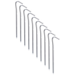 Estaquilla de tienda Warg ALU Light 10 pcs plata