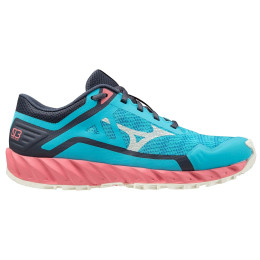 Calzado de mujer Mizuno Wave Ibuki 3 azul/rosa Scubabablue/White/Tearose