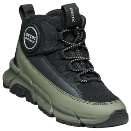 Botas de invierno para niños Geox J Flexyper Plus Boy negro/verde BLACK/MILITARY