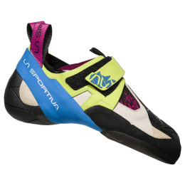 Pies de gato para mujer La Sportiva Skwama Women amarillo/blanco Apple Green/Cobalt Blue