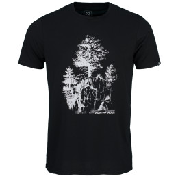 Camiseta de hombre Northfinder Karter negro Black
