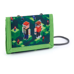 Cartera Oxybag Dětská textilní peněženka verde oscuro playground
