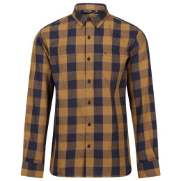 Camisa de hombre Regatta Lance marrón Navy/Umber Bold Check