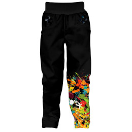 Pantalones softshell para niños WAMU Game On negro