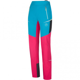 Pantalones de mujer La Sportiva Ikarus Pant W (2023) azul/rosa Cerise/Crystal