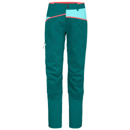 Pantalones de mujer Ortovox W's Casale Pants azul Pacific Green
