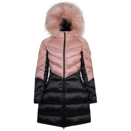Abrigo de mujer Dare 2b Baroness Parka negro/rosa Blush