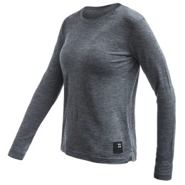Camiseta de mujer Sensor Merino Lite gris anthracite gray