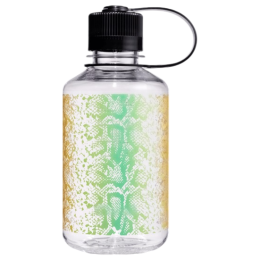 Botella Nalgene Narrow Mouth Animal Print 500 ml verde/amarillo Clear Rainbow Snake