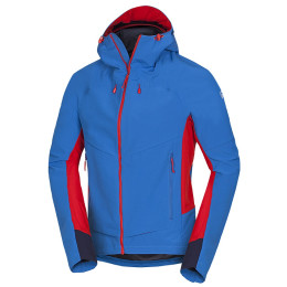 Chaqueta softshell de hombre Northfinder Princeton azul/rojo 286bluered