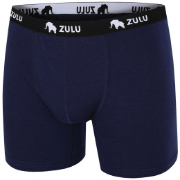 Calzoncillos bóxer para hombre Zulu Merino 160 6in azul navy