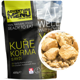 Plato preparado Adventure Menu Pollo Korma con arroz 400 g