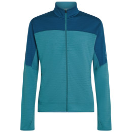Sudadera funcional de hombre Icebreaker Men Merino Blend 300 RealFleece™ Descender LS Zip azul claro Topaz/Atlant/Cb