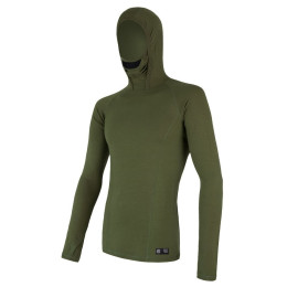Camiseta funcional de hombre Sensor Merino DF manga larga con capucha