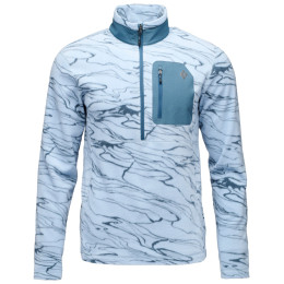 Sudadera de hombre Black Diamond Rift HZ Fleece Jacket azul claro Relief-Fog Blue-Midnight Blue
