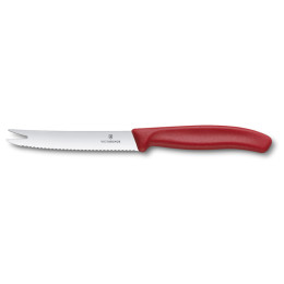 Cuchillo de queso y embutido Victorinox Cuchillo para queso y embutidos 11 cm rojo