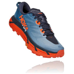 Zapatillas de carrera para hombre Hoka Mafate Speed 3 azul/naranja ProvincialBlue/Carrot