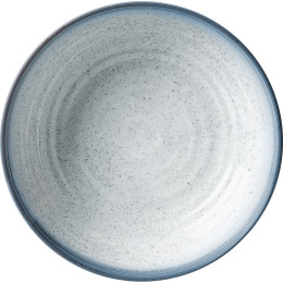 Plato Brunner Tuscany Deep plate azul/blanco