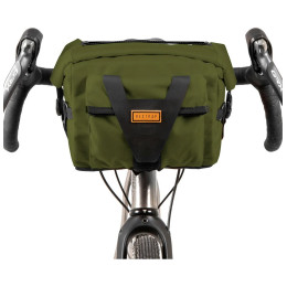 Alforja para manillar Restrap Bar Pack verde zelená