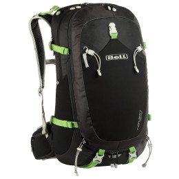 Mochila Boll Raven 35-42 negro/verde Grass