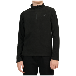 Sudadera para niños 4F Fleece Underwear M086 Deep Black negro Deep Black