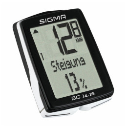 Ciclocomputador Sigma BC 14.16 drátový negro