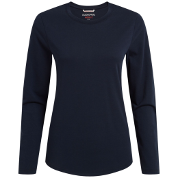 Camiseta de mujer Craghoppers NosiLife Akona Long Sleeved Top azul oscuro Blue Navy