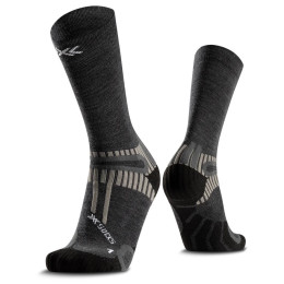 Calcetines X-Socks Hike Perform Merino Crew gris