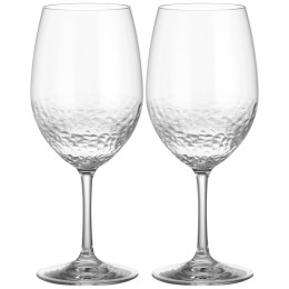 Copas de vino Brunner Wineglass Hammered - 2ks transparente