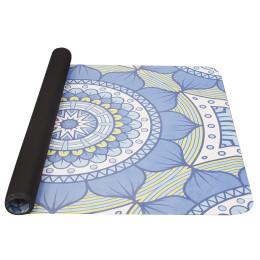 Esterilla de yoga Yate Yoga Mat přírodní guma azul/verde