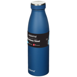 Termo Sistema Stainless Steel 500 ml azul/gris