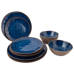 Vajilla Bo-Camp Tableware Halo 12 pcs azul oscuro Blue