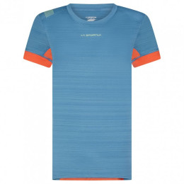 Camiseta de mujer La Sportiva Sunfire T-Shirt W azul/rojo Atlantic/Paprika