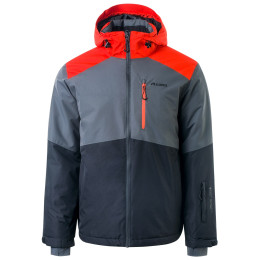 Chaqueta de hombre Elbrus Bergen gris Anthracite/Asphalt/SpicyOrange