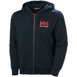 Sudadera de hombre Helly Hansen Hh Logo Full Zip Hoodie 2.0 azul oscuro Navy