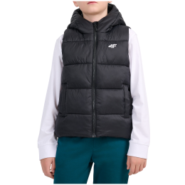 Chaleco para niños 4F Vest Jacket M366 Deep Black negro Deep Black