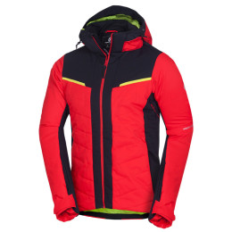 Chaqueta de esquí para hombre Northfinder Clyde rojo/negro 361redblack