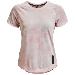 Camiseta de mujer Under Armour Run Anywhere Streaker SS rosa Prime Pink / / Reflective